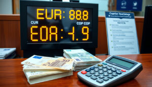 Cambio de euros a pesos colombianos: tasas, bancos y guía