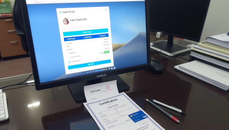 Cami Ticket CUN: cómo crear solicitudes, pagos y certificados