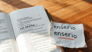 En serio o enserio: cómo se escribe según la RAE